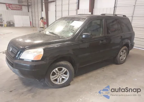 2005 Honda Pilot Ex-L из США, поврежденный, VIN 5FNYF18515B005496